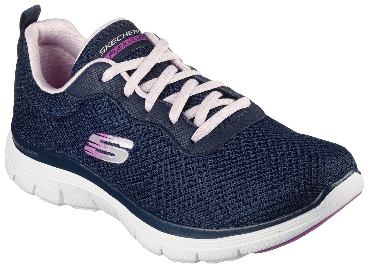 Skechers FLEX APPEAL 4.0 BRILLINAT VIEW Sneaker Freizeitschuh, Halbschuh, Schnürschuh mit Air Cooled Memory Foam