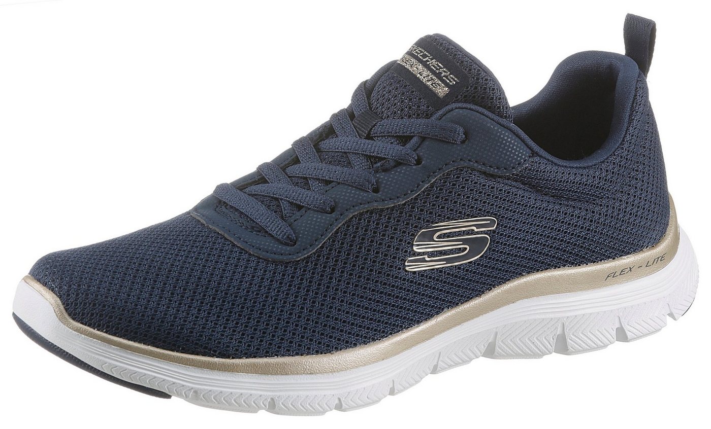 Skechers FLEX APPEAL 4.0 BRILLINAT VIEW Sneaker Freizeitschuh, Halbschuh, Schnürschuh mit Air Cooled Memory Foam