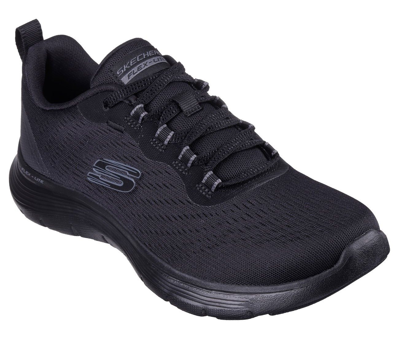 Skechers FLEX APPEAL 5.0 Sneaker, Freizeitschuh, Halbschuh, Schnürschuh für Freizeit und Sport (schwarz)