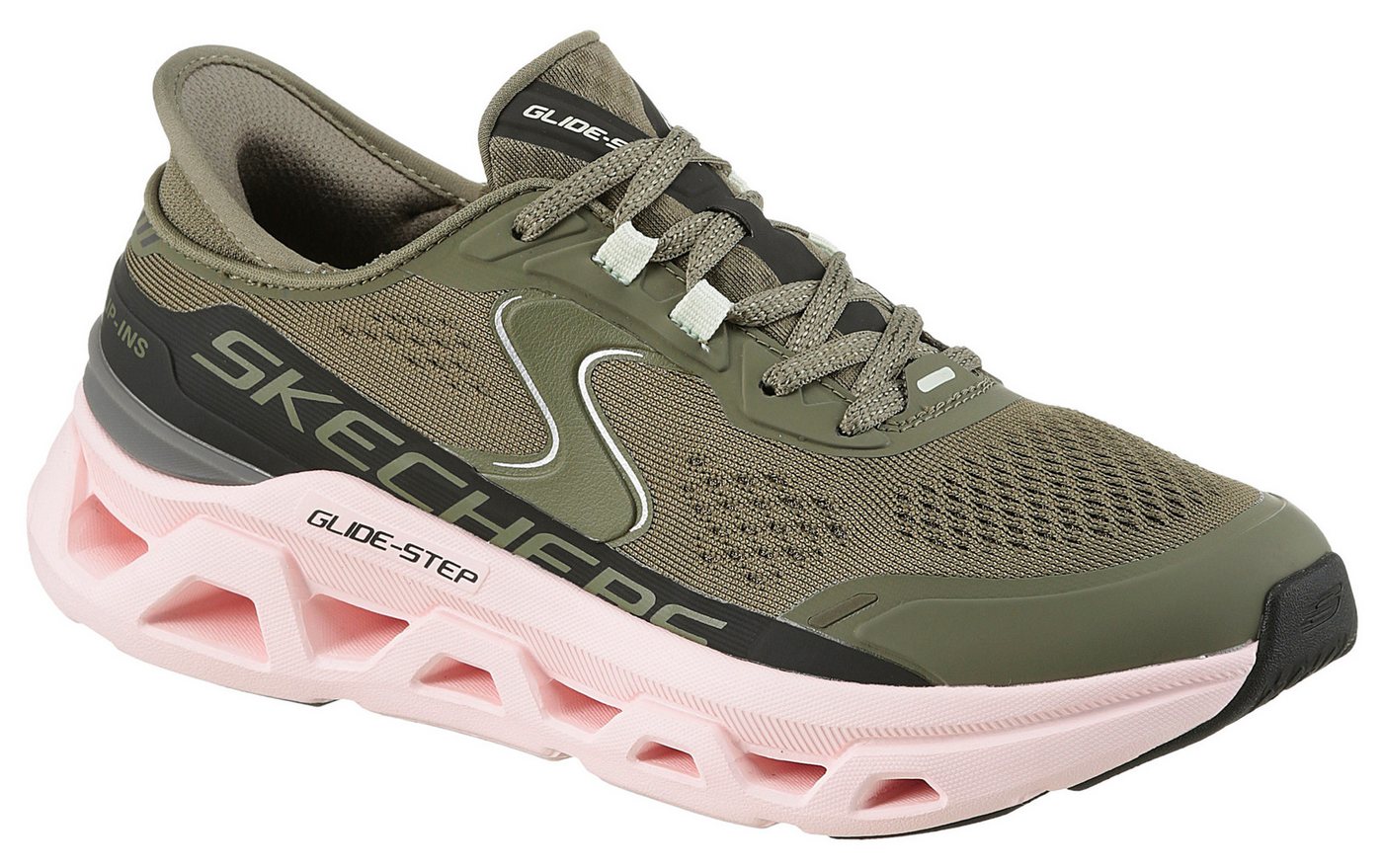 Skechers GLIDE-STEP ALTUS Slip-On Sneaker Trainingsschuh, Laufschuh mit auffälliger Laufsohle
