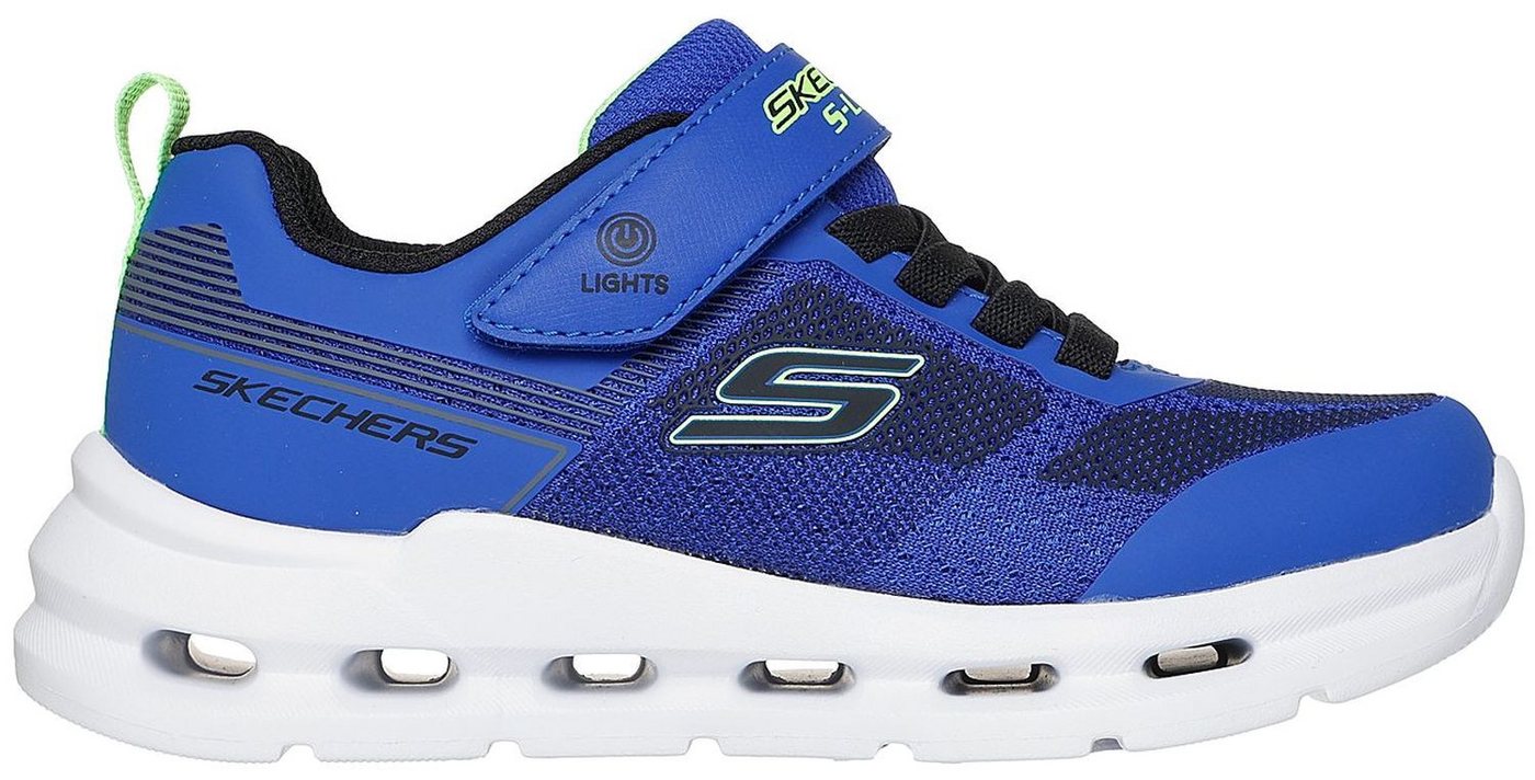 Skechers Glide-Step Lights Blau BLBK Sneaker