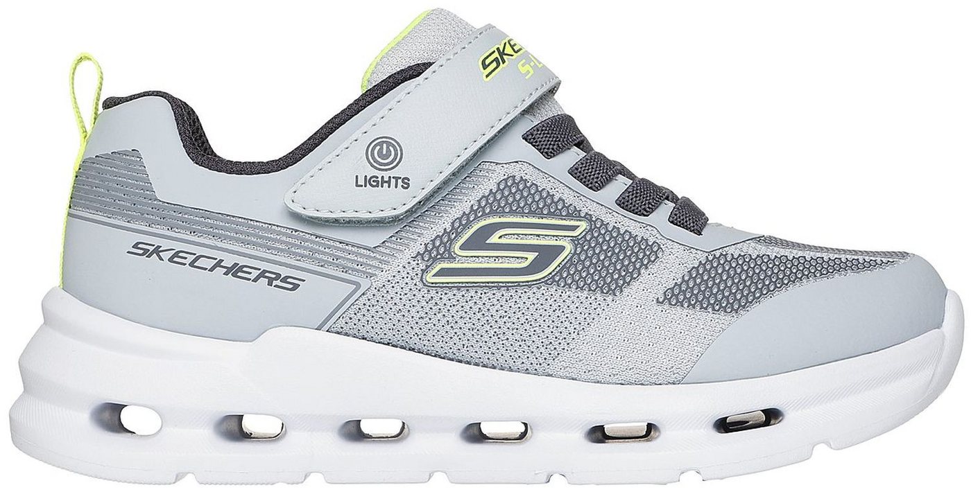 Skechers Glide-Step Lights Grau GYLM Sneaker