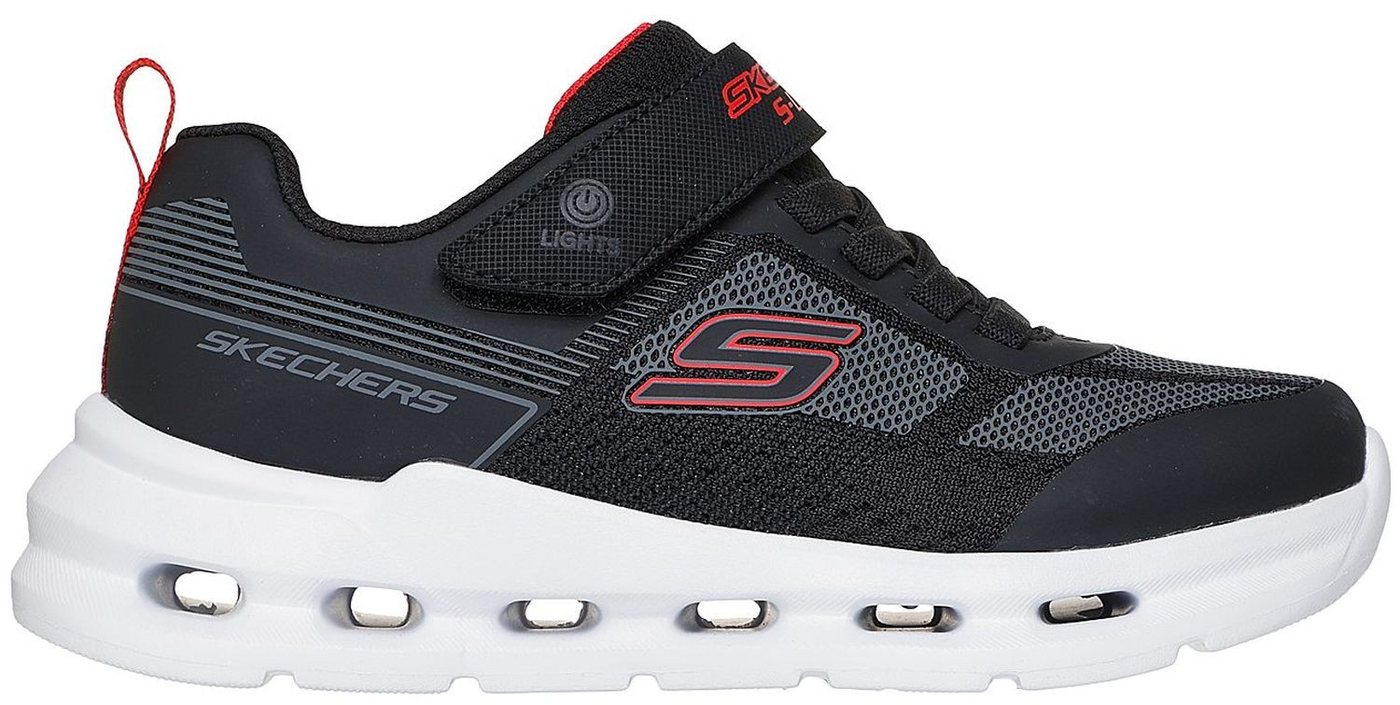 Skechers Glide-Step Lights Schwarz BLK Sneaker