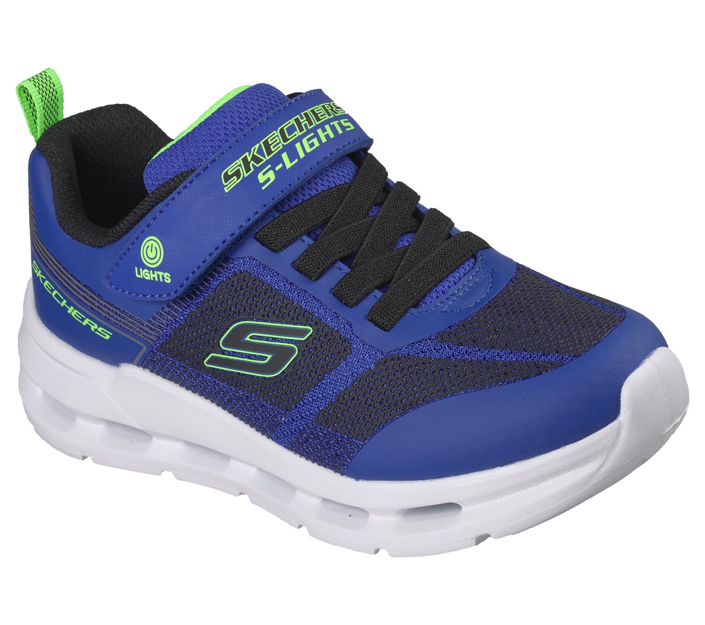 Skechers GLIDE-STEP LIGHTS Sneaker Freizeitschuh mit Glide-Step, Größenschablone zum Download (blau/schwarz)