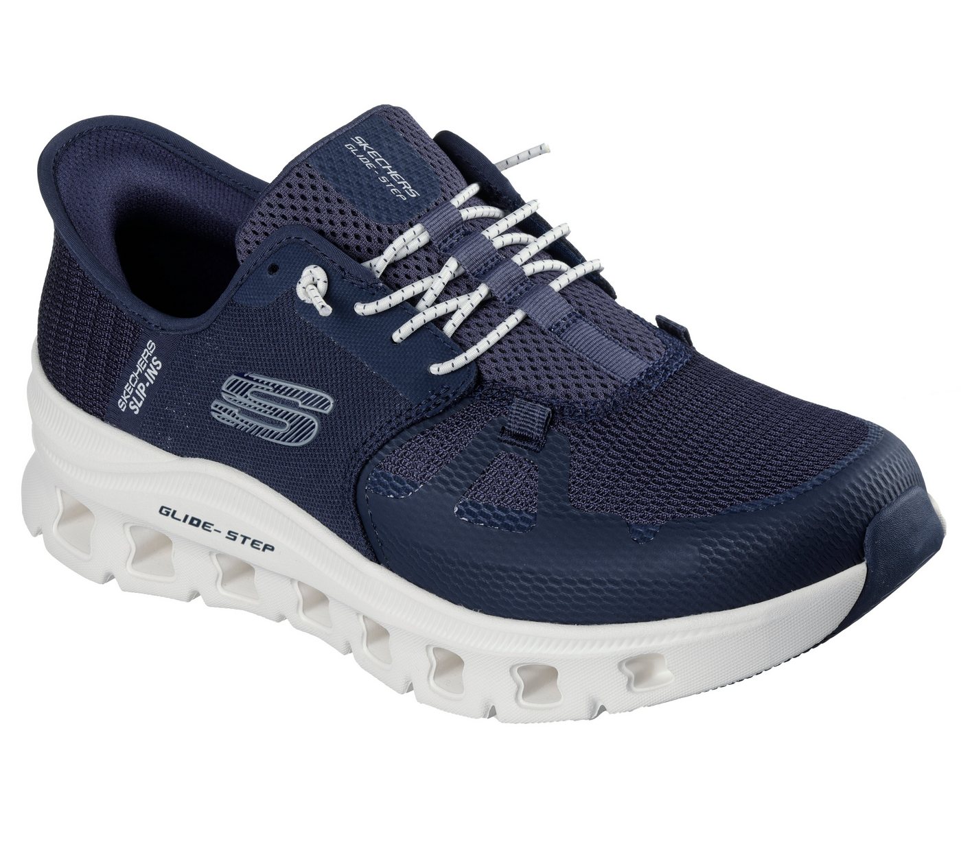 Skechers GLIDE-STEP PRO Slip-On Sneaker Laufschuh, Trainingsschuh mit flexibler Traktionslaufsohle (blau)