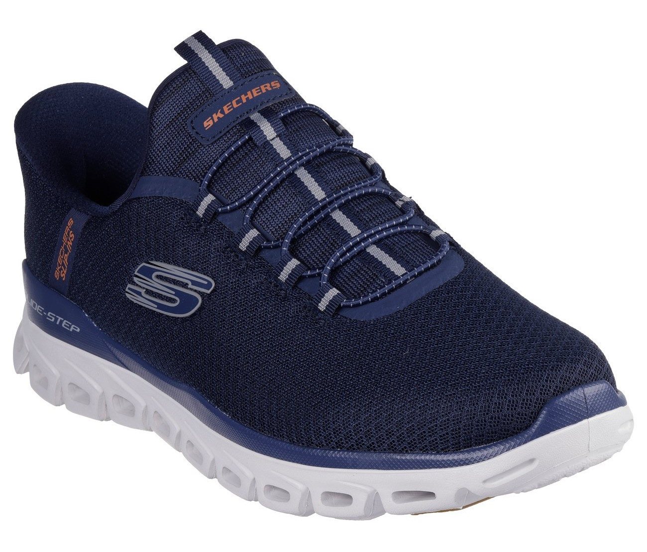 Skechers GLIDE-STEP Slip-On Sneaker Schlupfschuh, Freizeitschuh, Trainingsschuh mit praktischem Gummizug