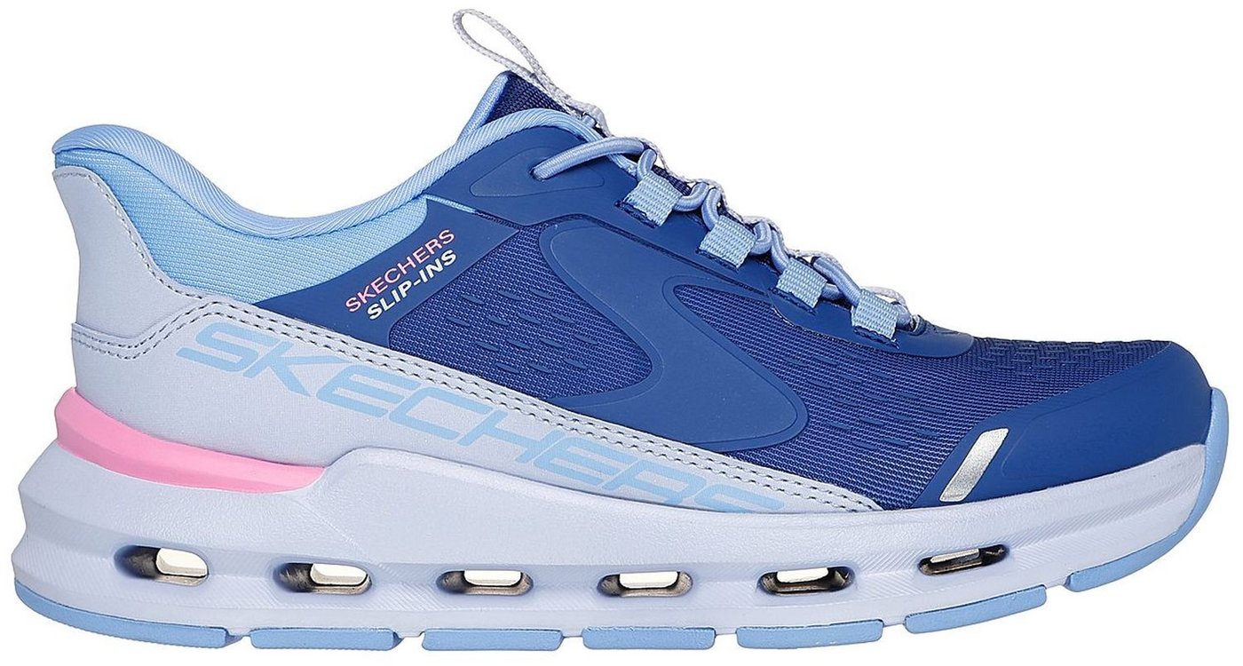 Skechers Glide-Step + Vista Lane Slip-On Blau NVPW Slipper