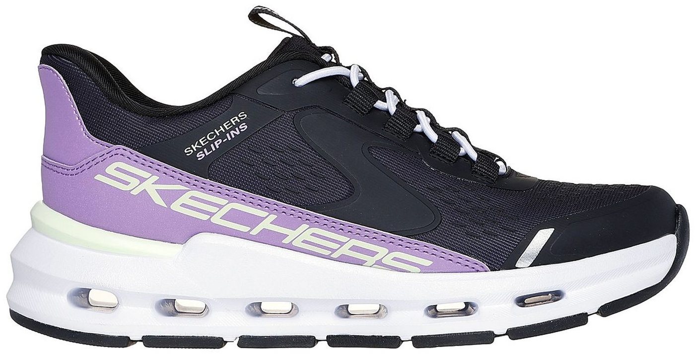 Skechers Glide-Step + Vista Lane Slip-On Schwarz BKPR Slipper