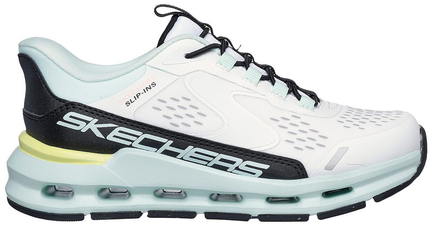 Skechers Glide-Step + Vista Lane Slip-On Weiß WBTQ Slipper