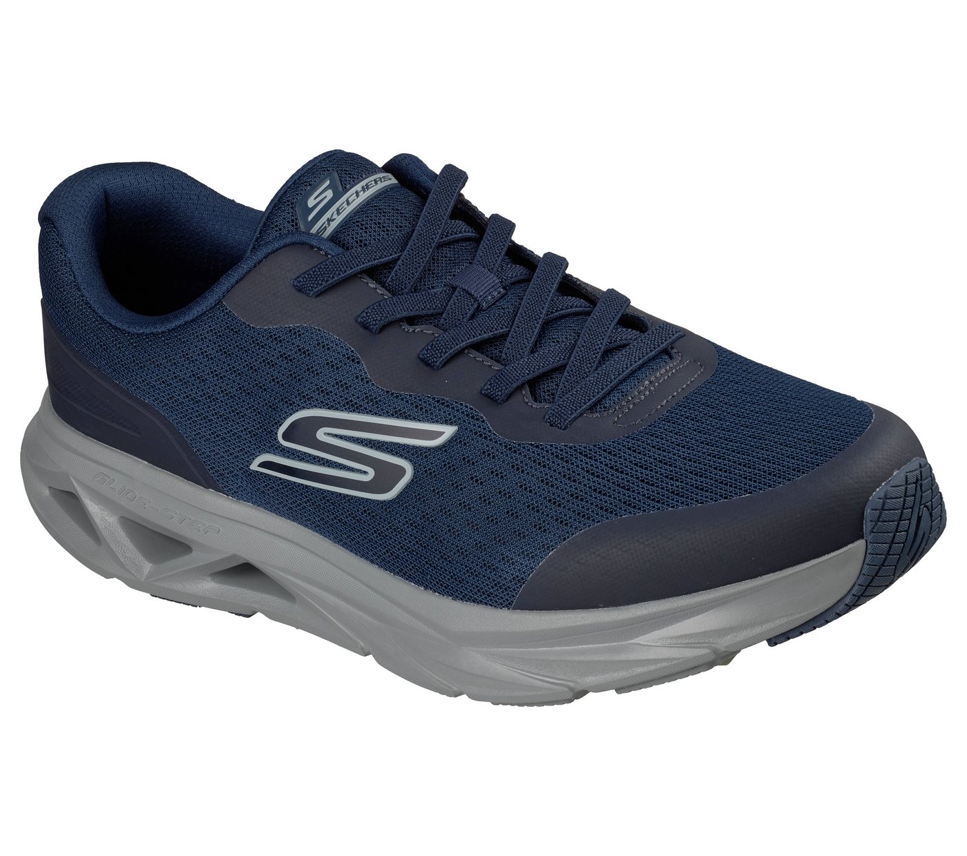 Skechers GLIDE-STEP VORTEX-AVALIN Slip-On Sneaker Laufschuh, Sportschuh mit Ultra Light Cushioning (blau)