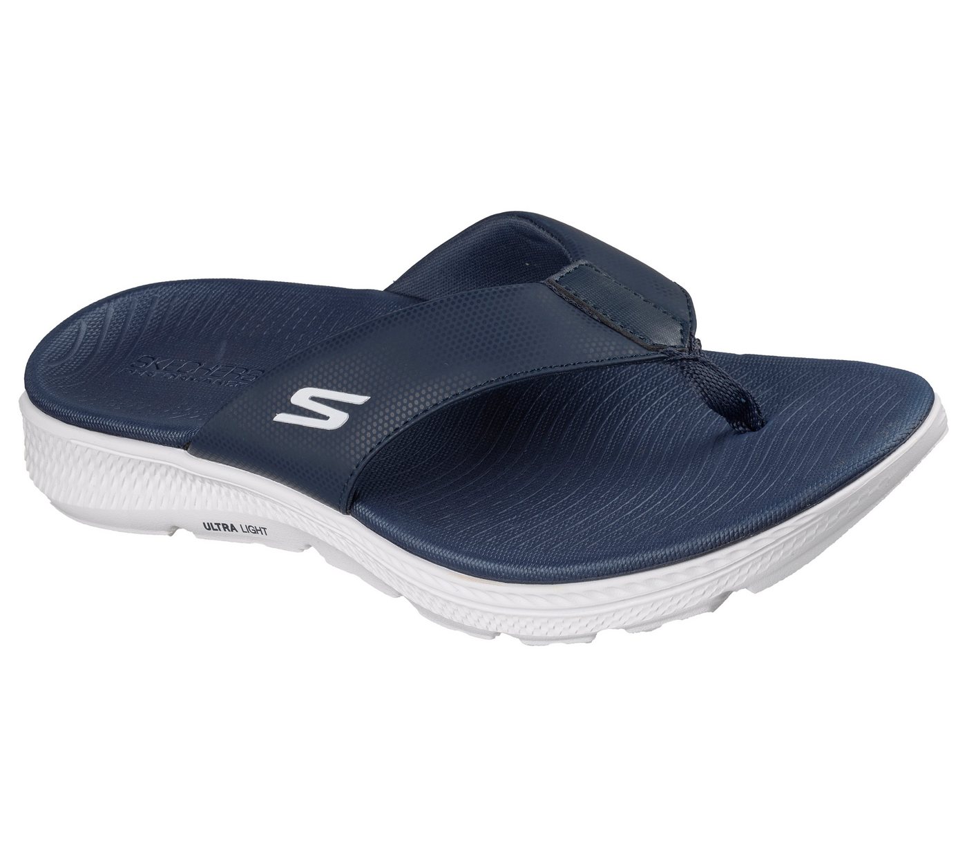 Skechers GO CONSISTENT SANDAL 2.0 CANTON Zehentrenner Badeschuh, Sommerschuh, Flat mit Goga Mat Fußbett
