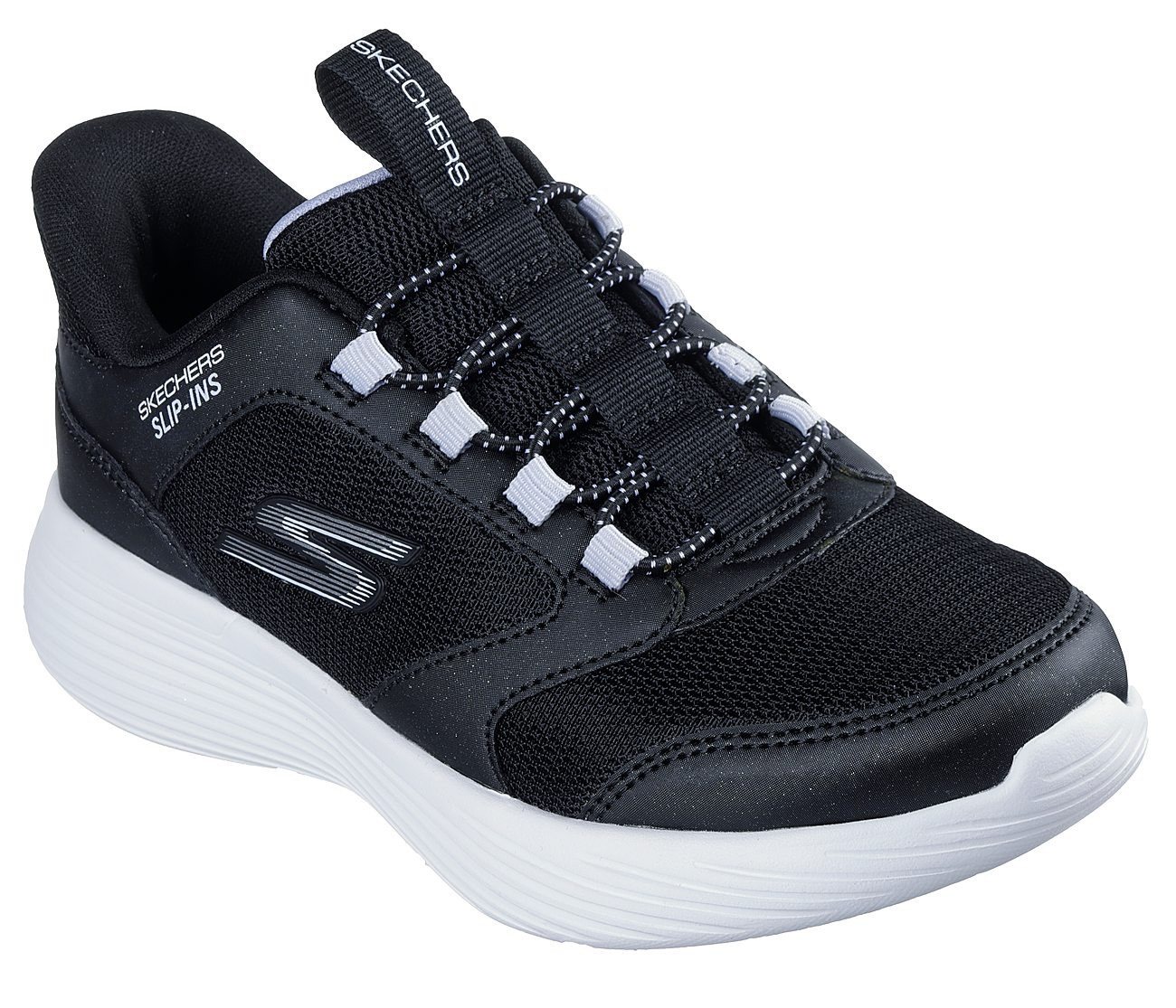 Skechers GO RUN 400 V2 Slip-On Sneaker Freizeitschuh zum Schlupfen, Größenschablone zum Download (schwarz)