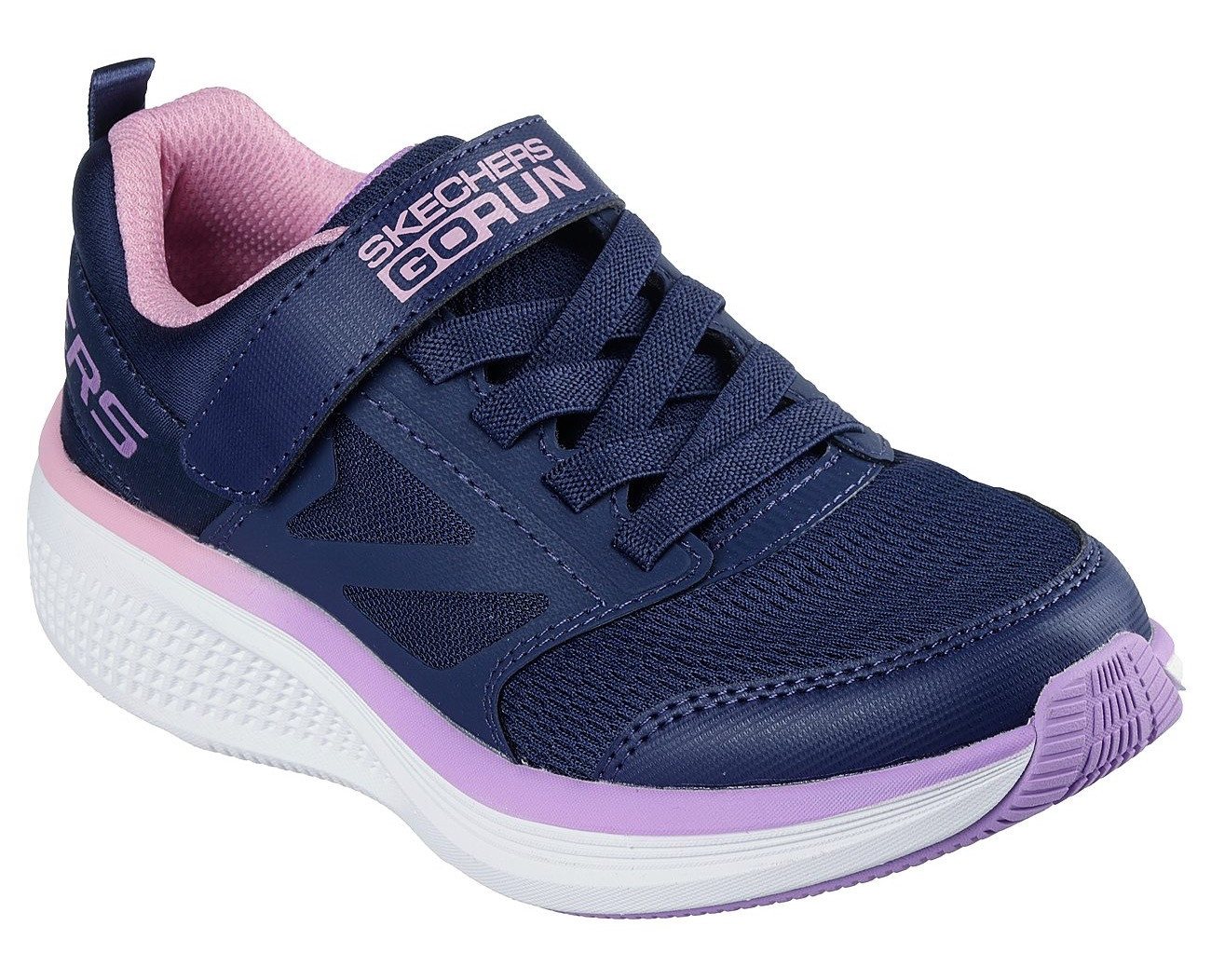 Skechers GO RUN ELEVATE 2.0 Sneaker Freizeitschuh mit Klettverschluss, Größenschablone zum Download (blau)