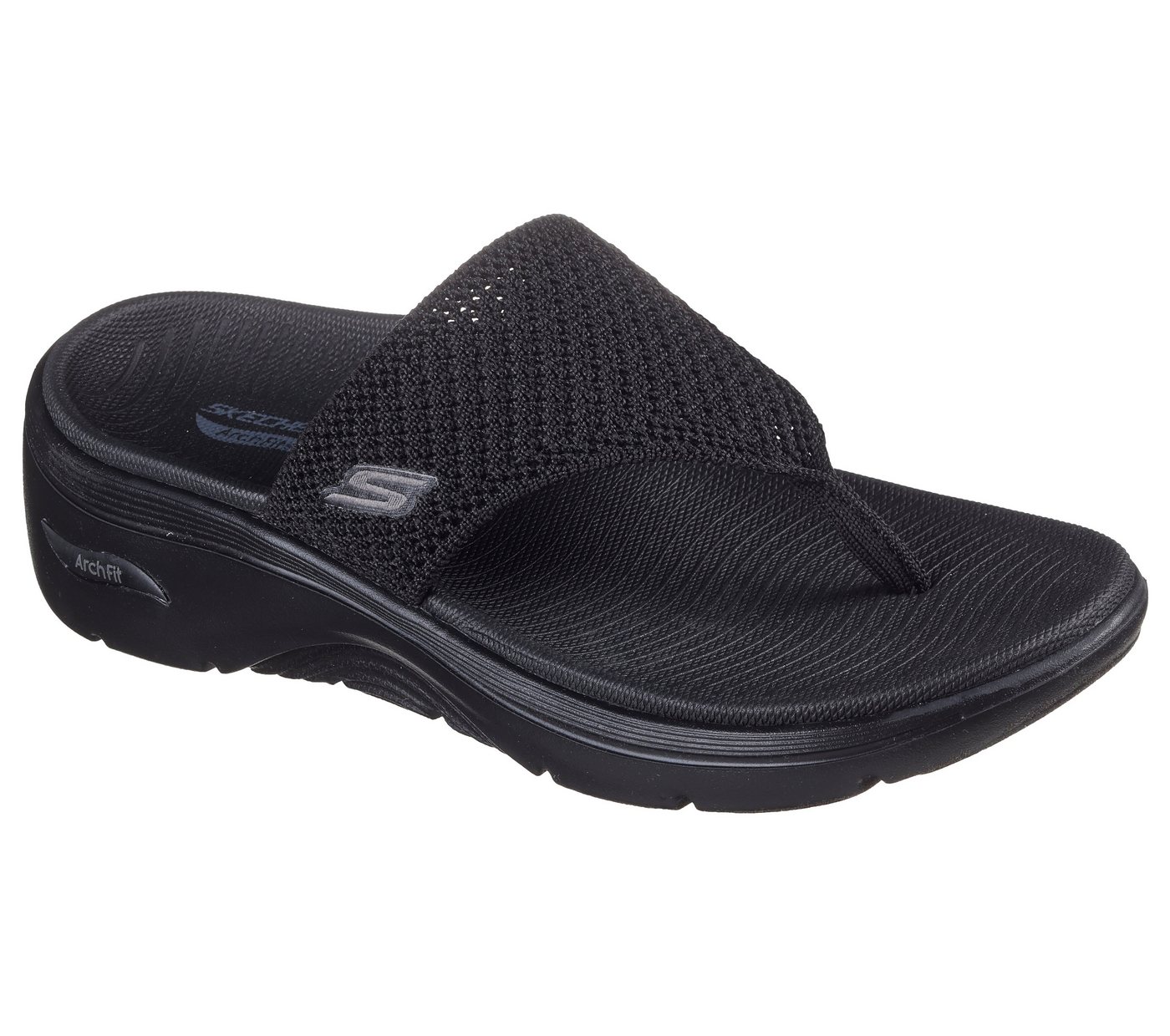 Skechers GO WALK ARCH FIT 2.0 SANDAL-CARRIE Zehentrenner Sommerschuh, Strandschuh, Badeschuh mit Arch Fit