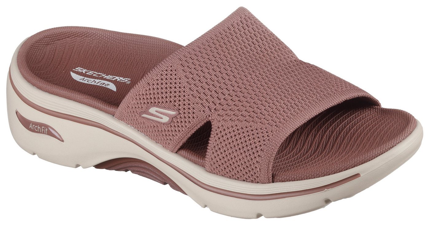 Skechers GO WALK ARCH FIT 2.0 SANDAL- Pantolette Strandschuh, Slipper mit ArchFit Laufsohle