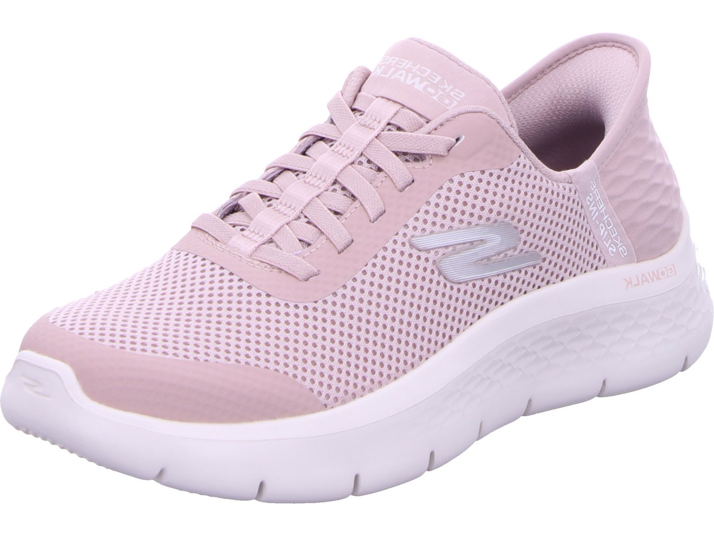 Skechers Go Walk Flex - GRAND ENTRY Slip-On Sneaker Slip-ins, Maschinenwaschbar (lila)