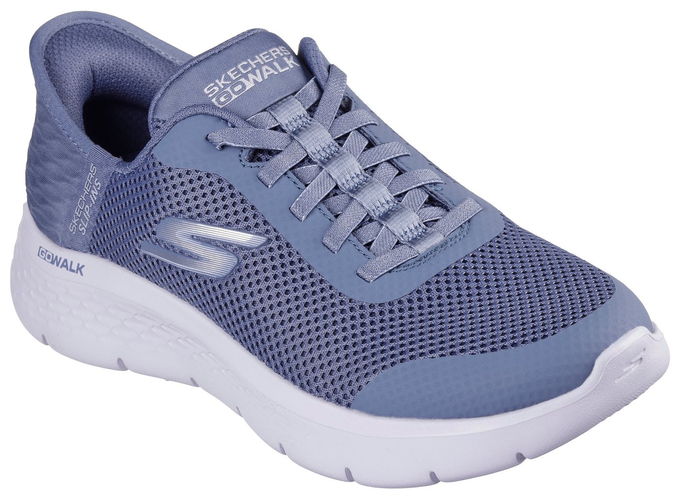 Skechers GO WALK FLEX-GRAND ENTRY Slip-On Sneaker Slipper mit Slip-ins zum Schlupfen (blau)