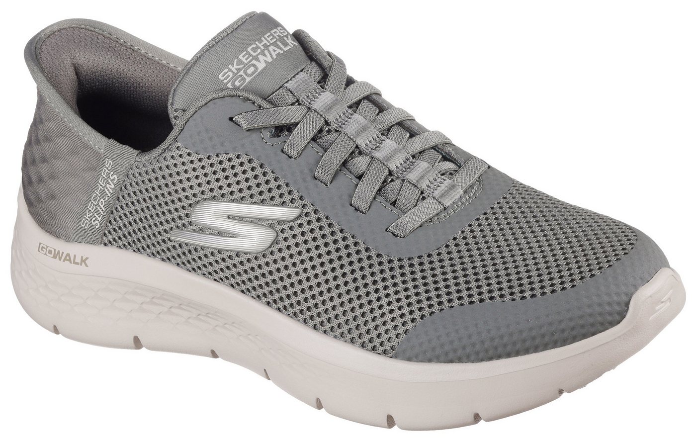 Skechers GO WALK FLEX-GRAND ENTRY Slip-On Sneaker Slipper mit Slip-ins zum Schlupfen (grün)