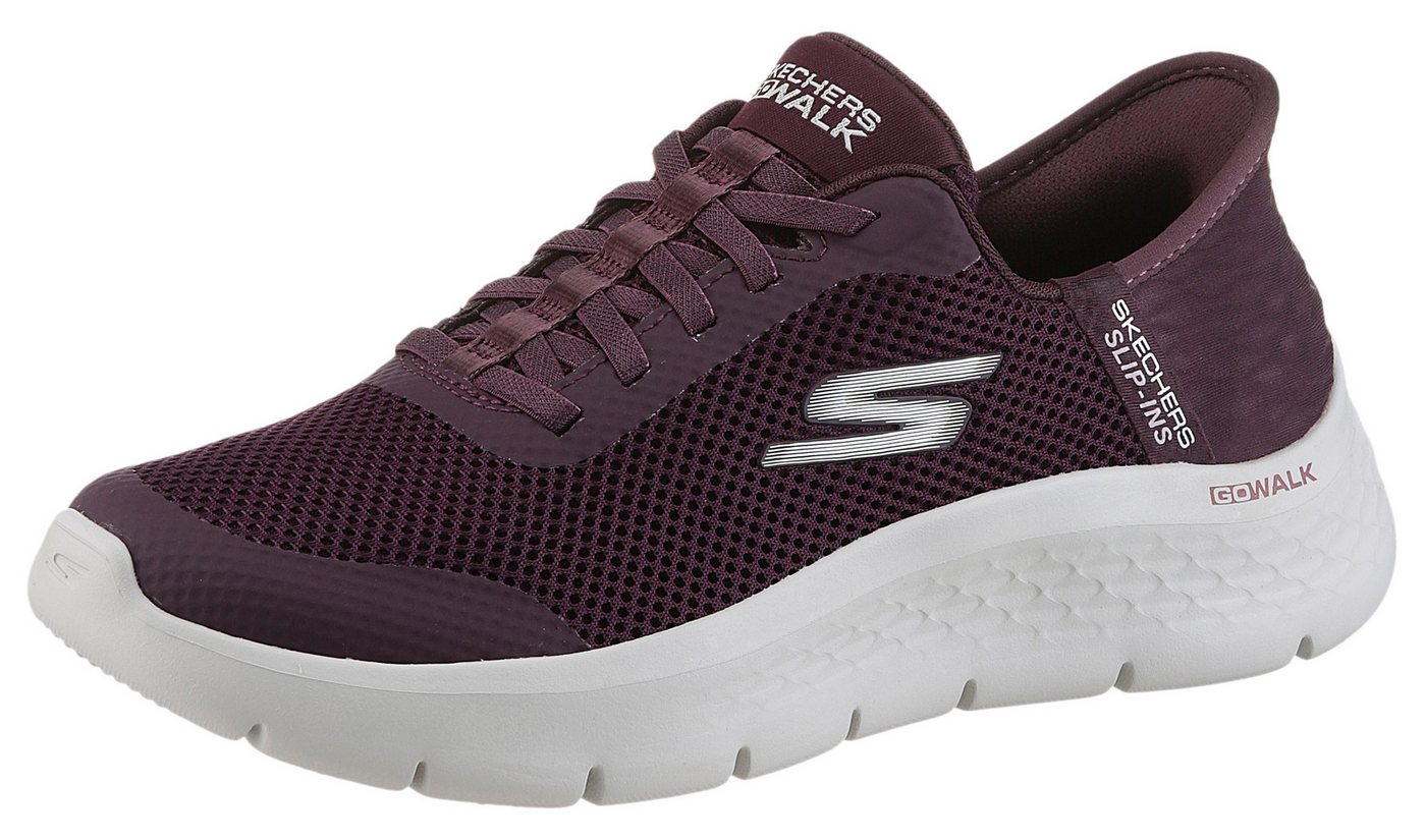 Skechers GO WALK FLEX-GRAND ENTRY Slip-On Sneaker Slipper mit Slip-ins zum Schlupfen (rot)