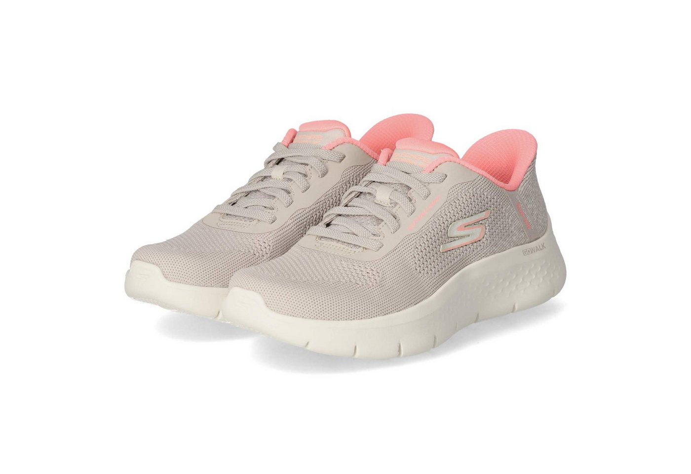 Skechers 125503 TPPK Damen Textil rosa Schnürschuh