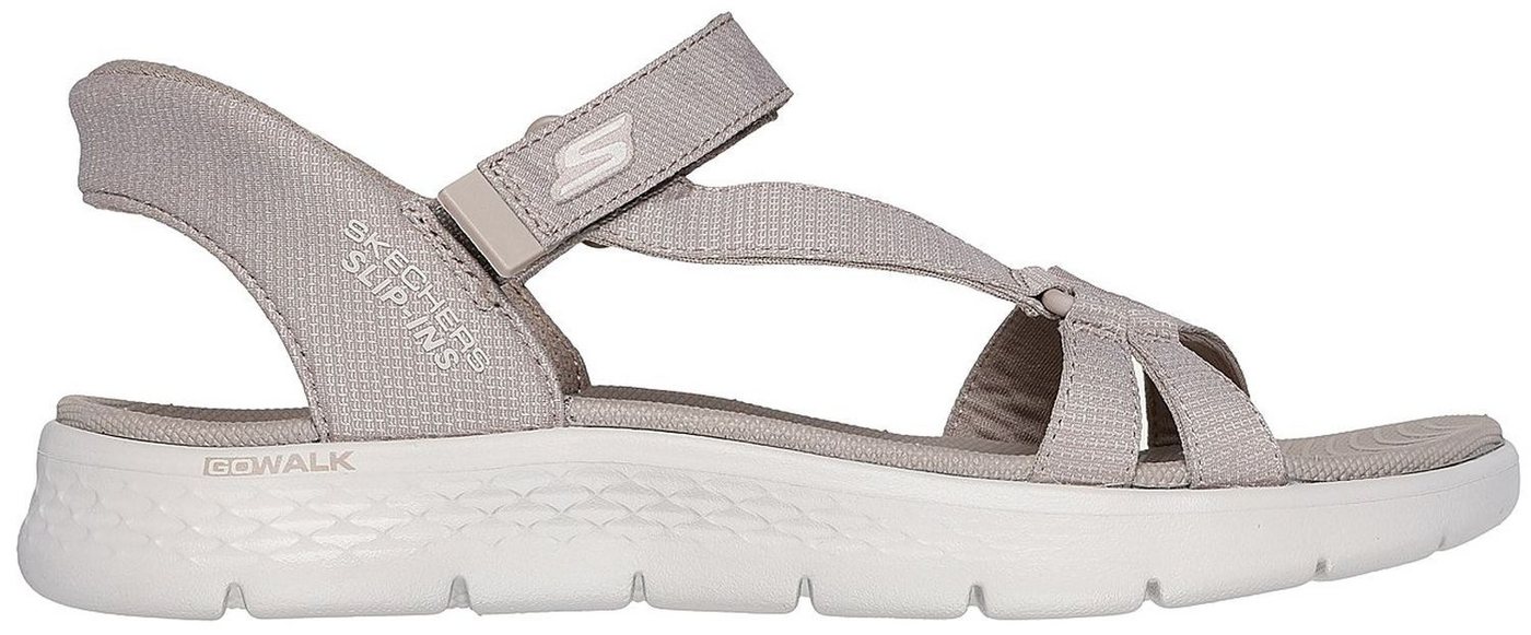 Skechers Go Walk Flex Sandal Illuminate Grau TPE Sandale