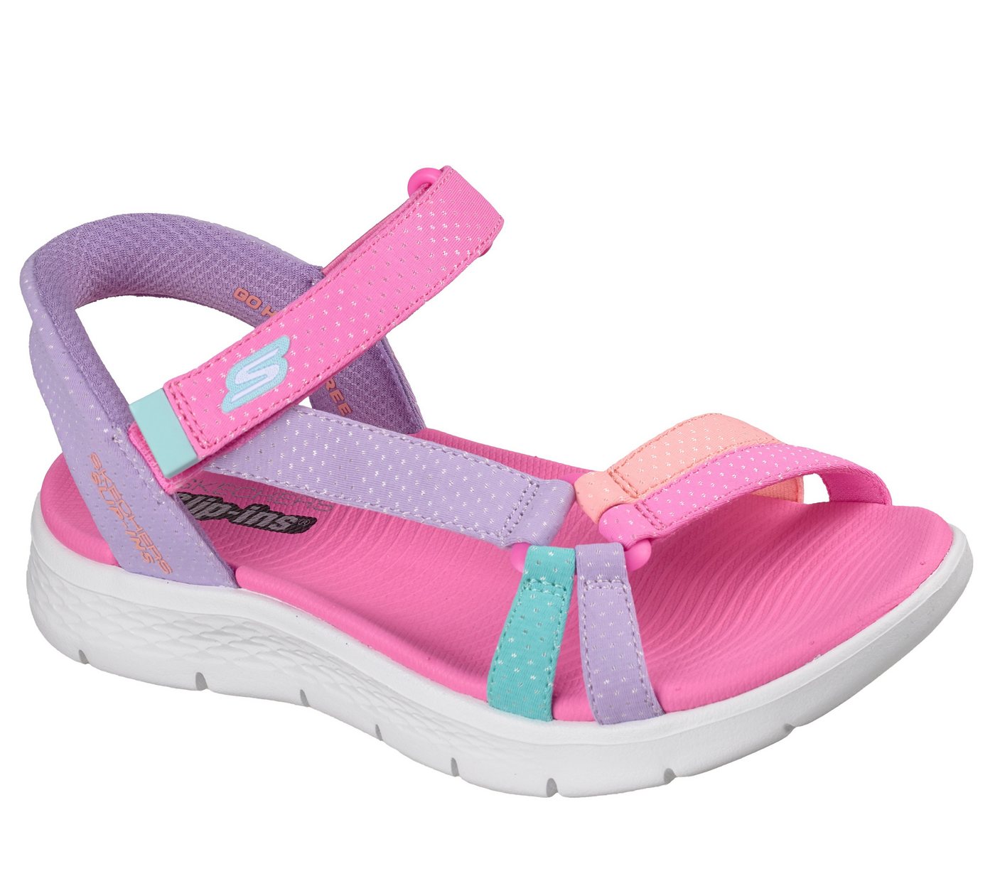Skechers GO WALK FLEX SANDAL Sandale Sommerschuh mit Klettverschluss, Größenschablone zum Download