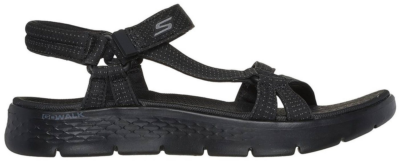 Skechers Go Walk Flex Sandal Sublime Black Textile Sneaker