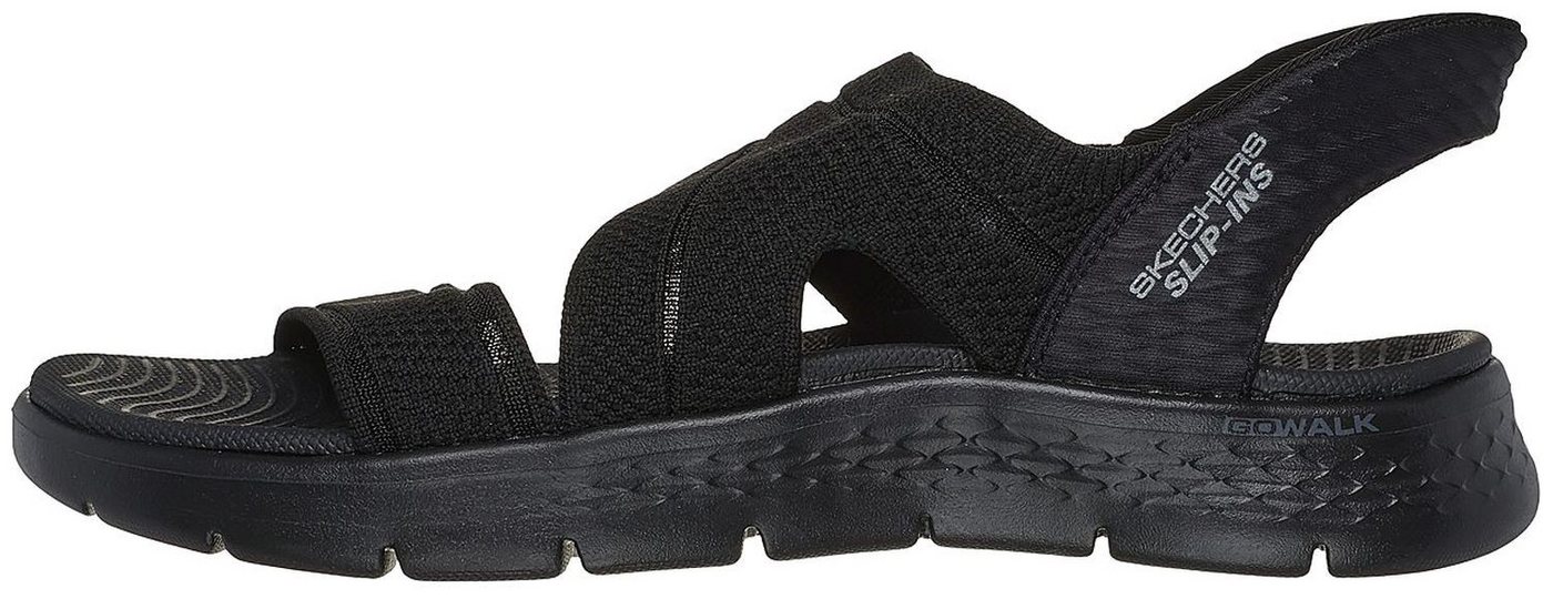 Skechers Go Walk Flex Sandal Enticing Schwarz BBK Sandale