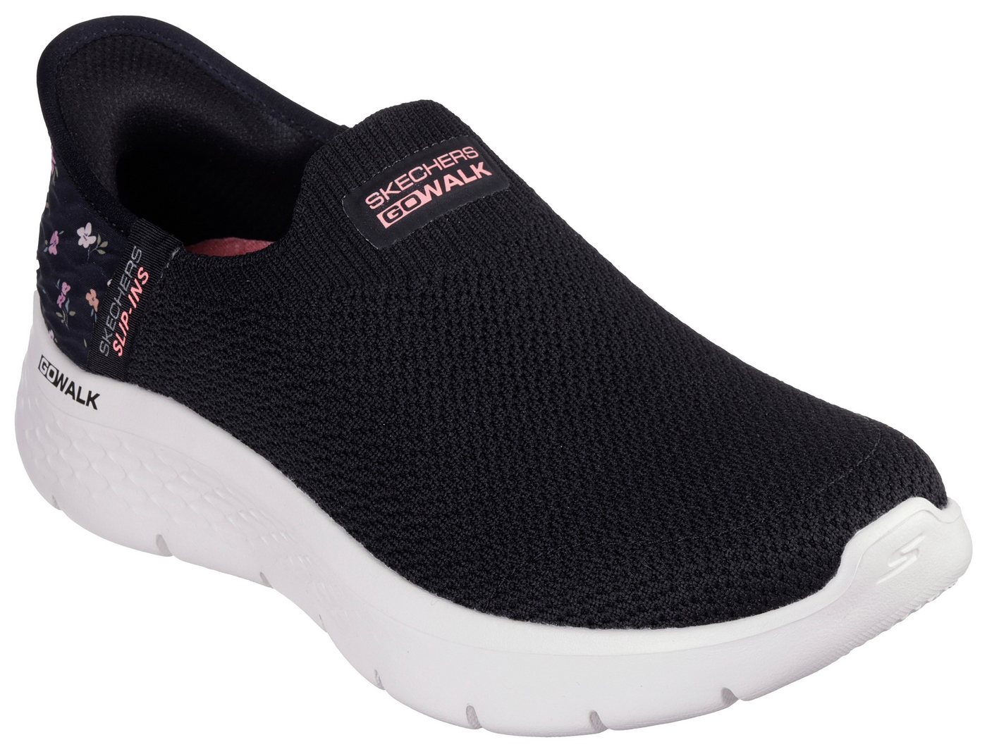 Skechers GO WALK FLEX-SUNSET ROSE Slip-On Sneaker, Freizeitschuh, Vegan mit Skechers Handsfree Slip-ins Funktion
