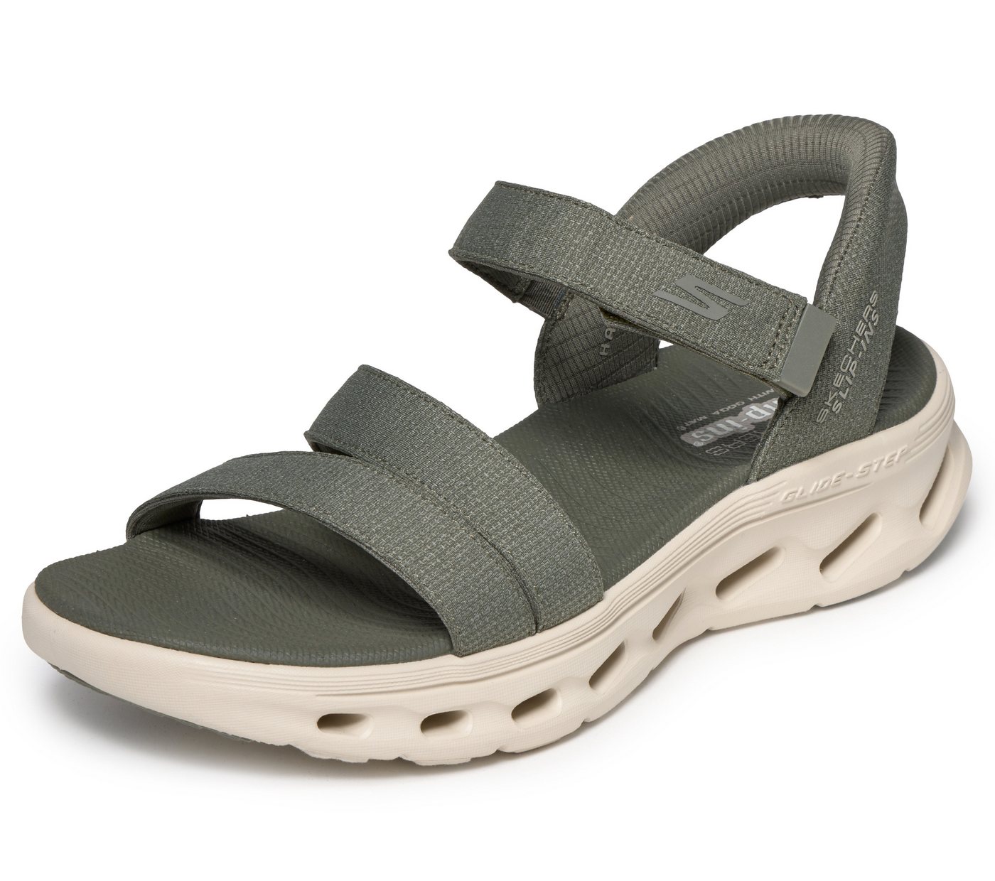 Skechers GO WALK GLIDE-STEP 2.0 SANDAL-ELLA Sandale Sommerschuh, Urlaubsschuh, Sandalette mit sportiver Sohle