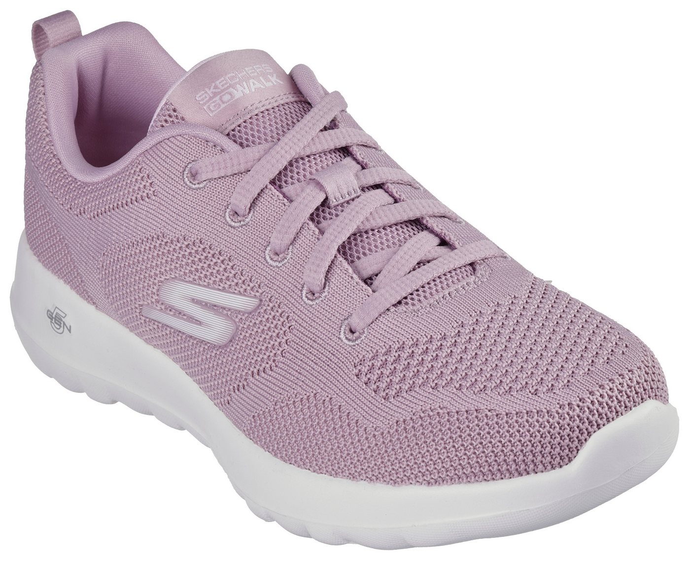 Skechers GO WALK JOY-VIOLET Sneaker, Trainingsschuh, Schnürschuh mit Goga Mat Technologie
