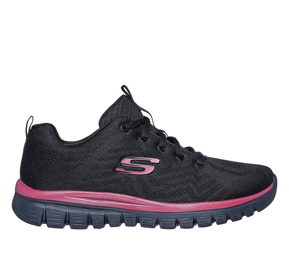 Skechers - GRACEFUL GET CONNECTED - Schwarz Schnürschuh
