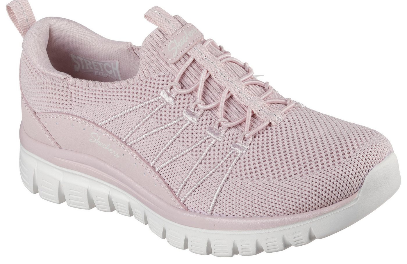 Skechers GRACEFUL-PICTURE PERFECT Slip-On Sneaker, Freizeitschuh, Slipper in veganer Verarbeitung (rosa)