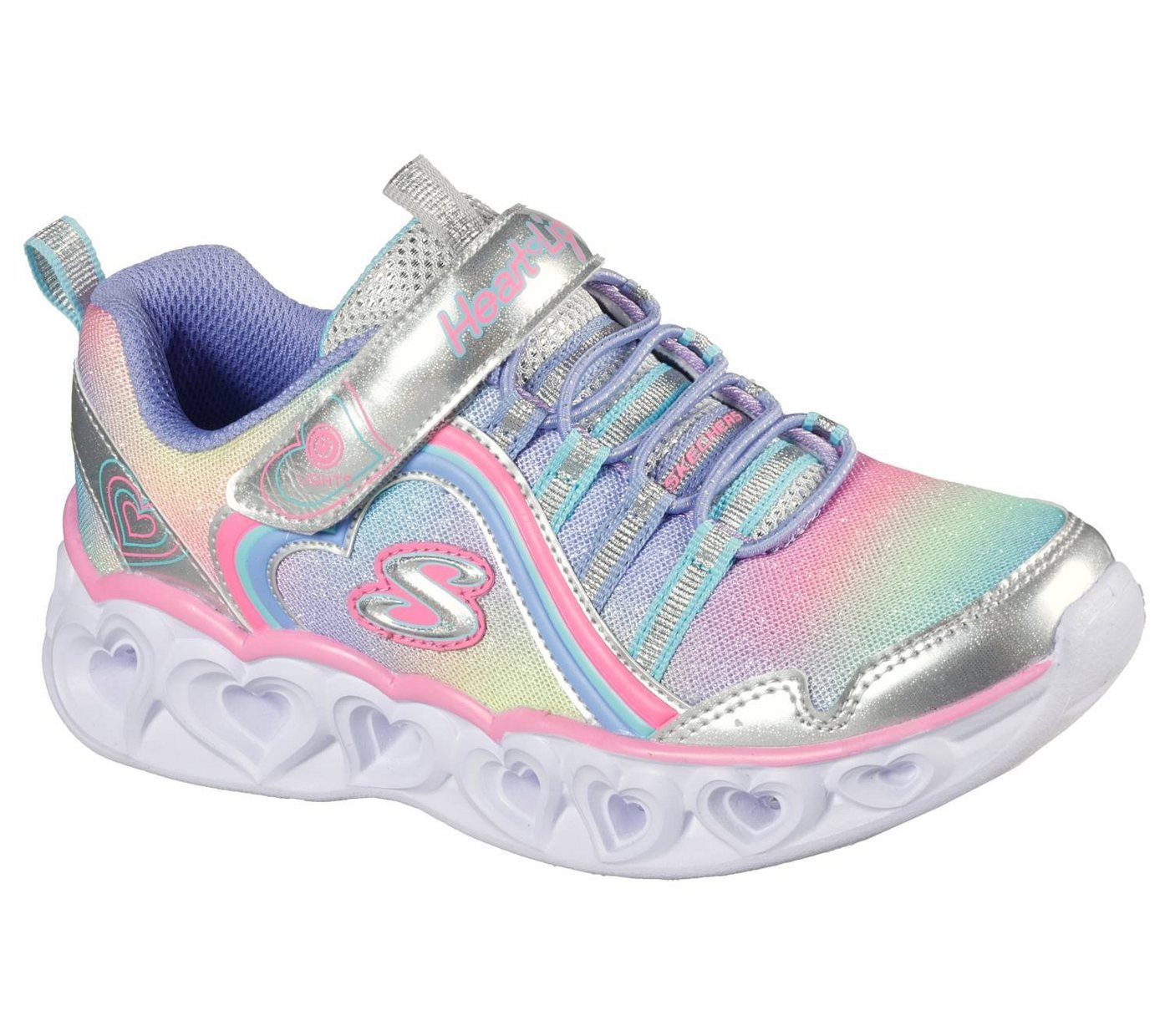 Skechers Heart Lights Rainbow Lux Sneaker