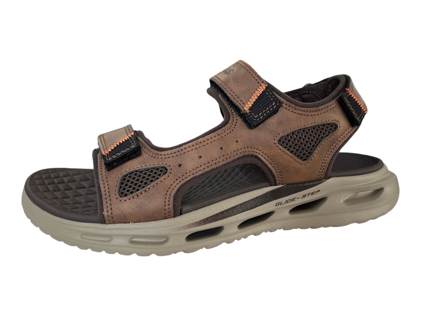 Skechers Herren Sandale ORVAN SD-GAMBLE 211371/BRN brown Sandale