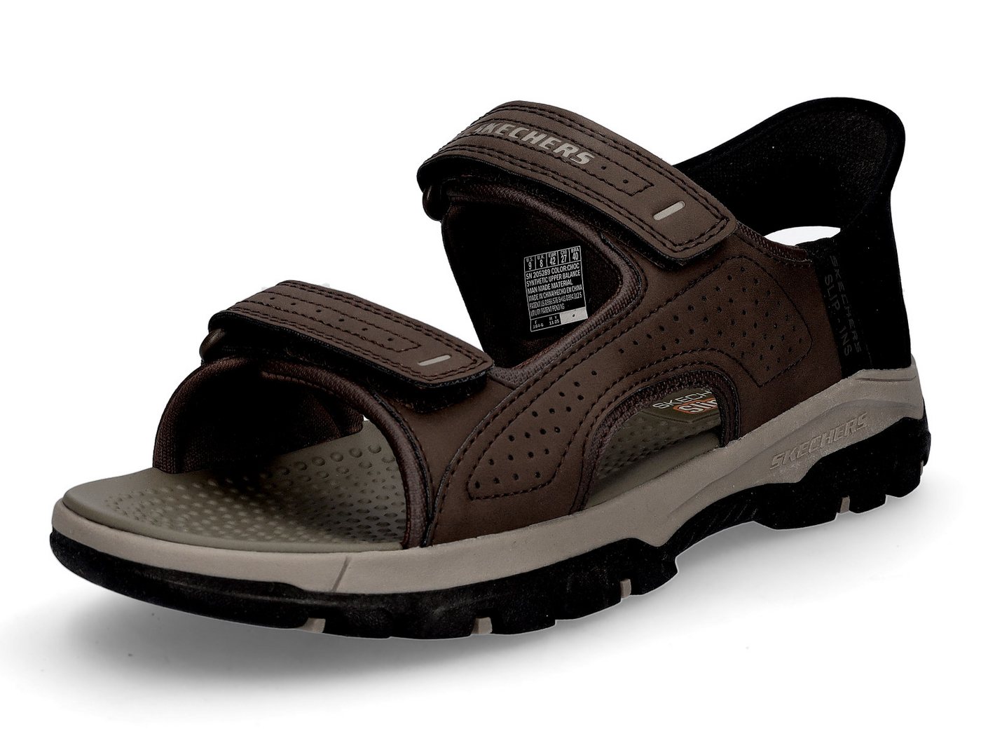 Skechers Herren Sandale Tresmen Reece braun Sandale