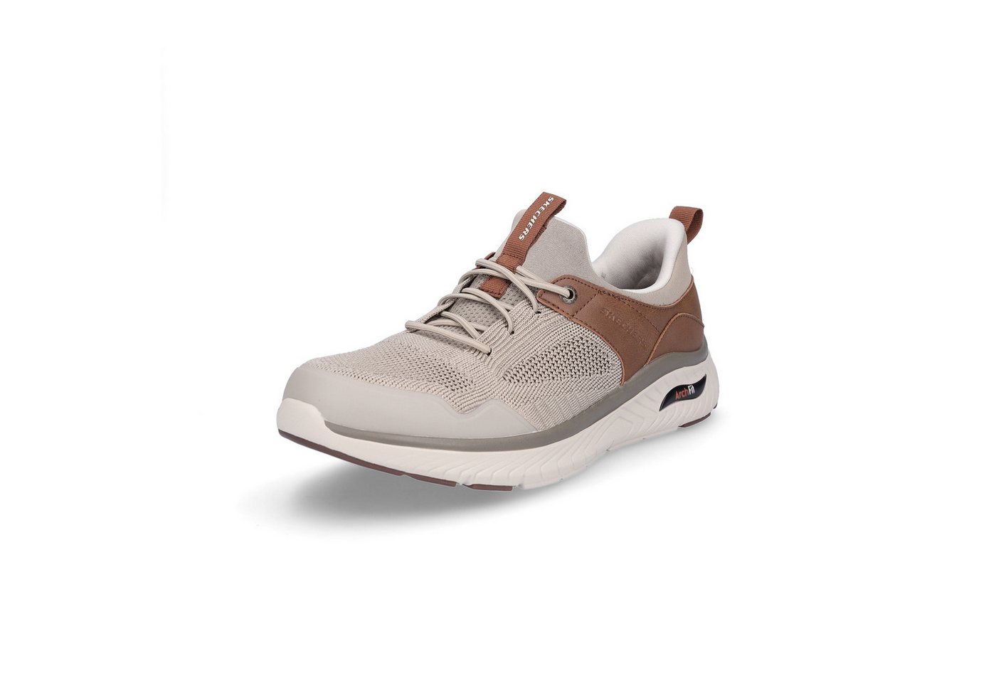 Skechers Herren Sneaker Arch Fit Crosser Emeric taupe braun Sneaker