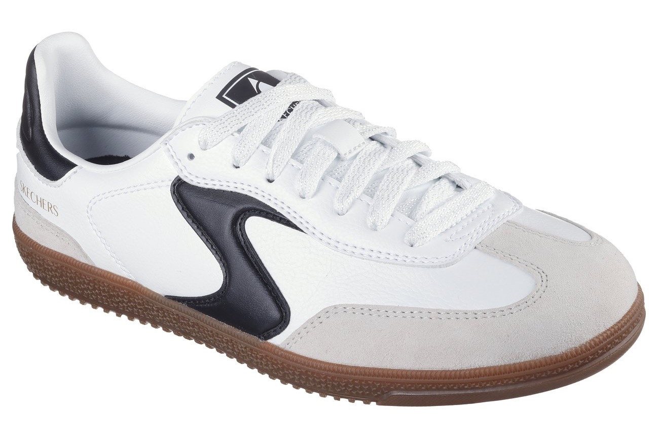 Skechers HOTSHOT-KICKOFF Sneaker, Retro Sneaker, Schnürschuh mit Textilinnenausstattung