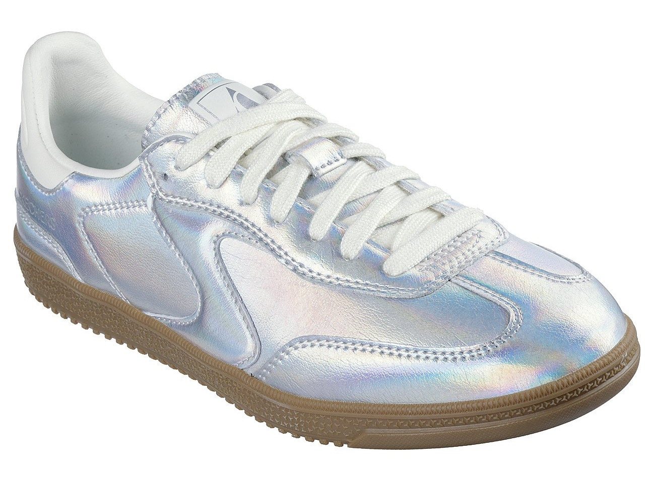 Skechers HOTSHOT-TRUE IRIDESCENCE Sneaker Retro Sneaker, Schnürschuh im irisierenden Metallic Look