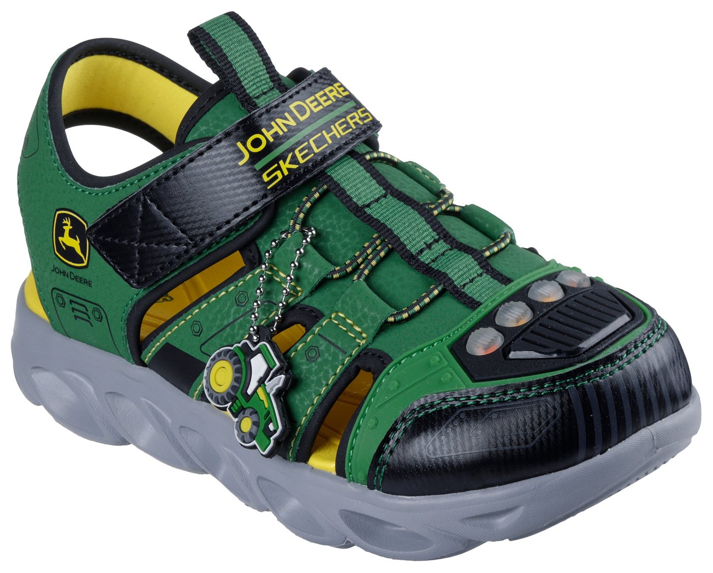 Skechers HYPNO-SPLASH JOHN DEERE Sandale Klettschuh im John Deere Design, Größenschablone zum Download