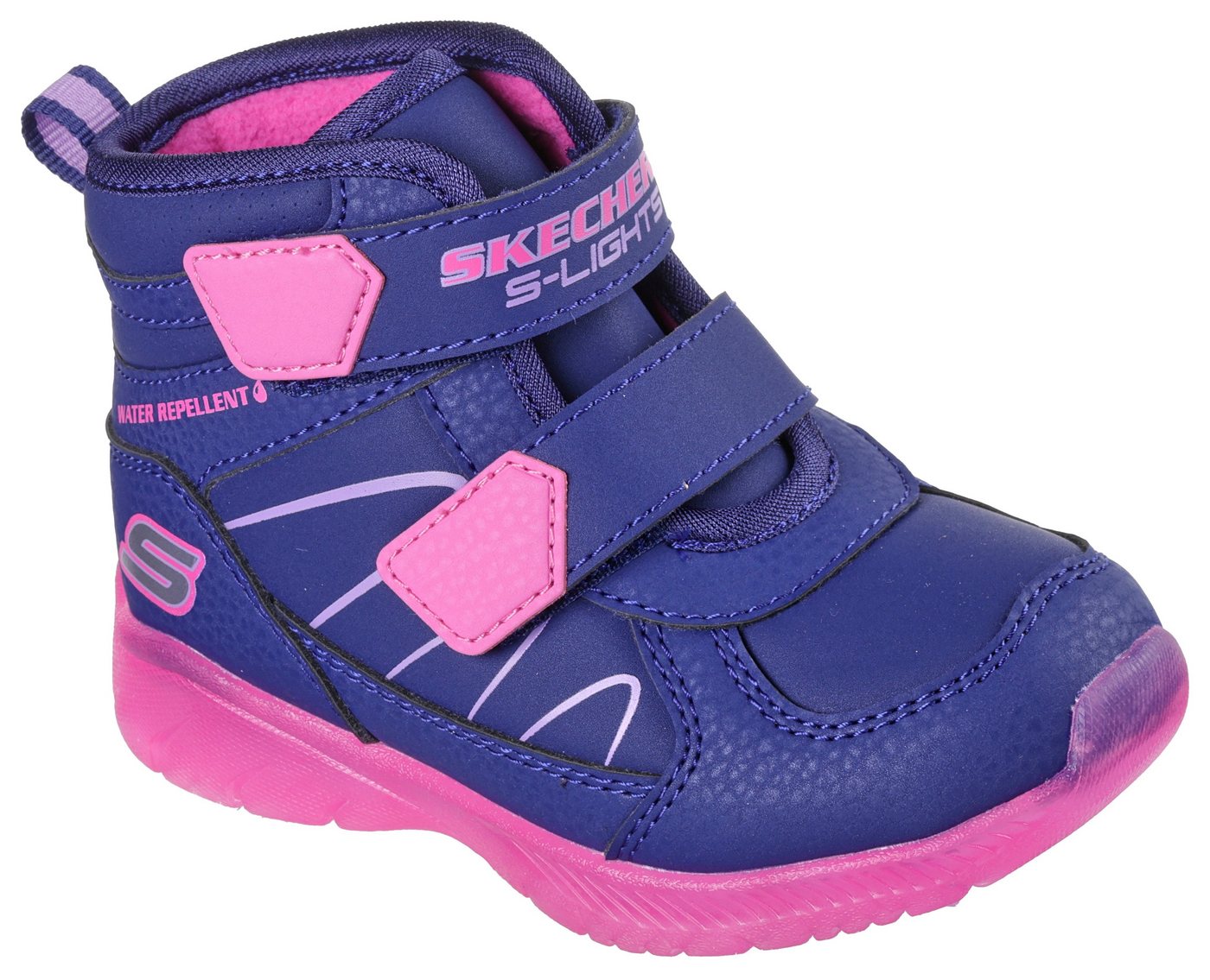Skechers ILLUMI-BRIGHTS Klettstiefel Winterstiefel mit Blinkfunktion, Größenschablone zum Download