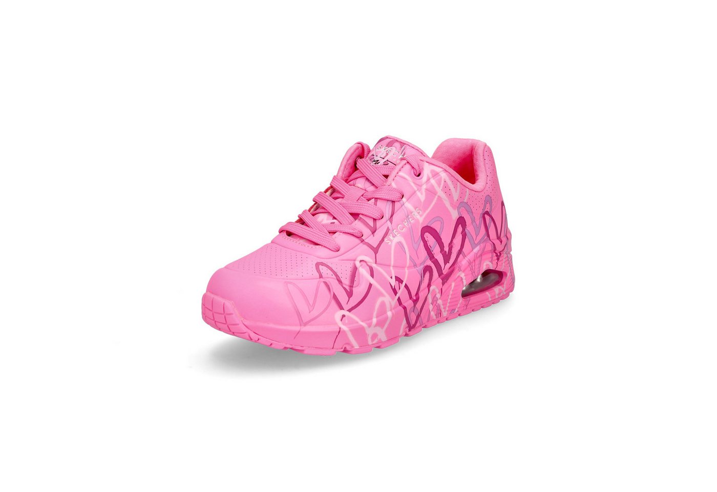Skechers JGoldcrown Damen Sneaker UNO Spread The Love pink Sneaker