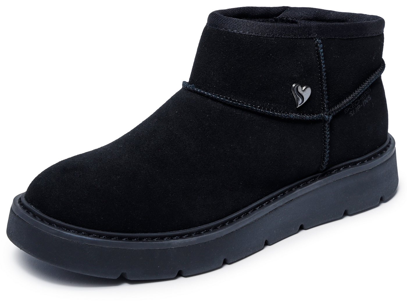 Skechers KEEPSAKES COZY-COZY MINI Winterboots Snowboots, Schlupfstiefel mit Plateausohle (schwarz)