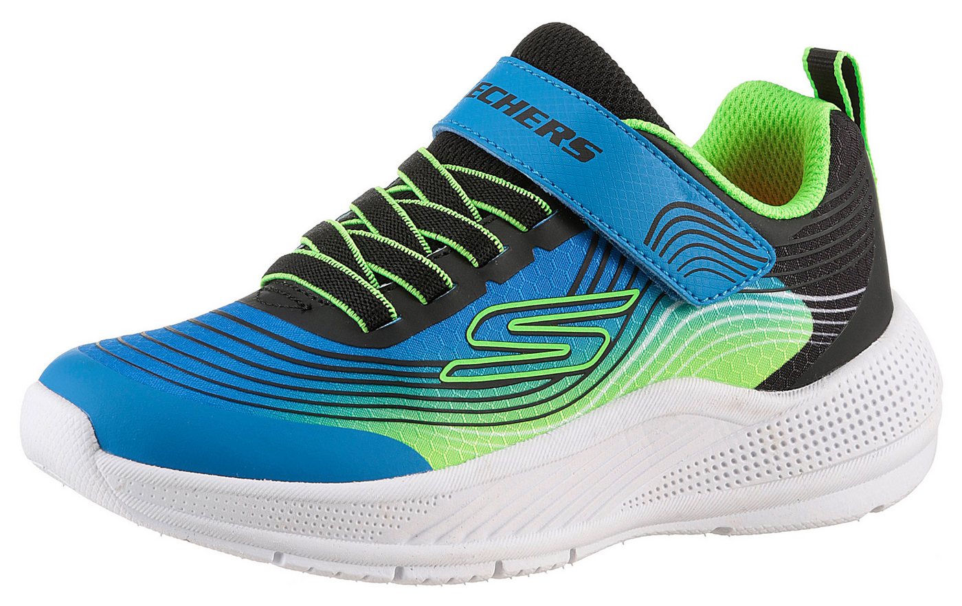 SKECHERS Kids MICROSPEC ADVANCE Sneaker, Freizeitschuh mit Klettverschluss, Größenschablone zum Download