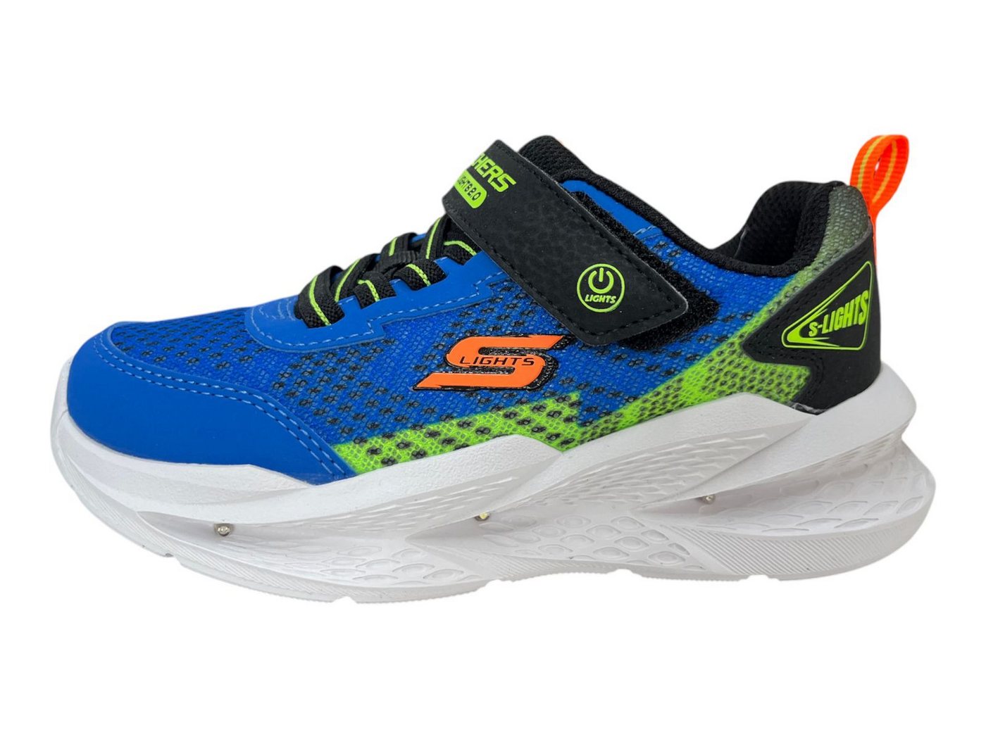 Skechers Kinder Sneaker METEOR 2.0 LIGHTS 401490L/BLBK schwarz/blau Sneaker