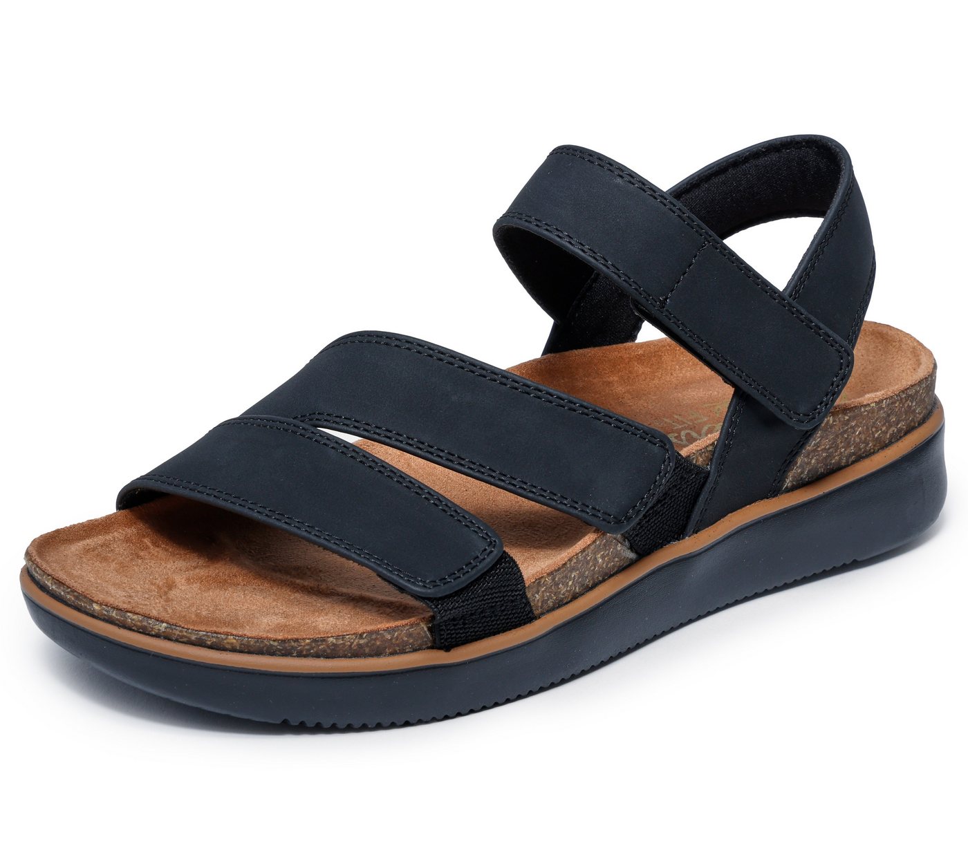 Skechers LIFTED COMFORT Sandale Sommerschuh, Sandalette, Klettschuh mit Memory Foam