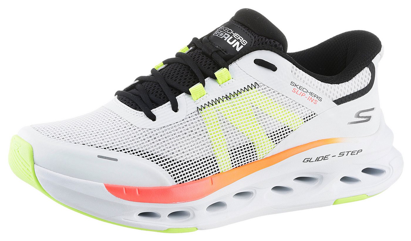 Skechers MAX CUSHIONING GLIDE-STEP Slip-On Sneaker Slipper, Schlupfschuh, für Maschinenwäsche geeignet, schmale Form