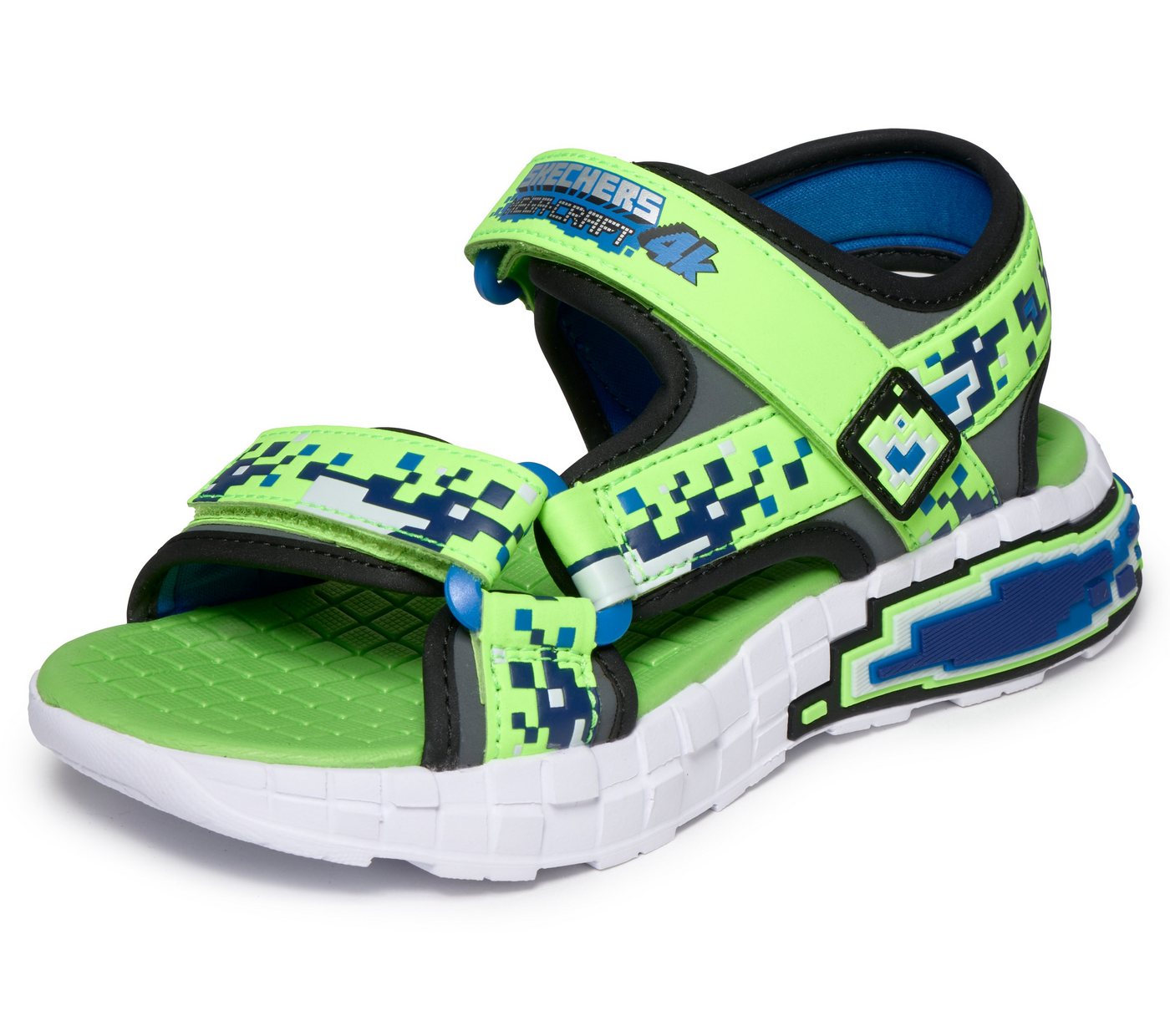 Skechers MEGA-SPLASH 4K Sandale Mega Craft Sandale mit Klettverschluss, Größenschablone zum Download