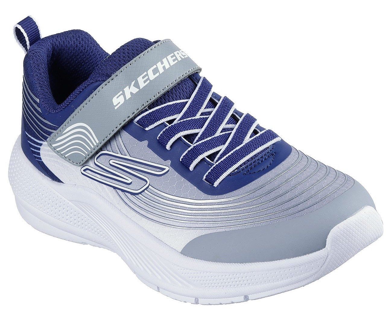 Skechers MICROSPEC ADVANCE Sneaker Klettschuh in cooler Farbkombination, Größenschablone zum Download