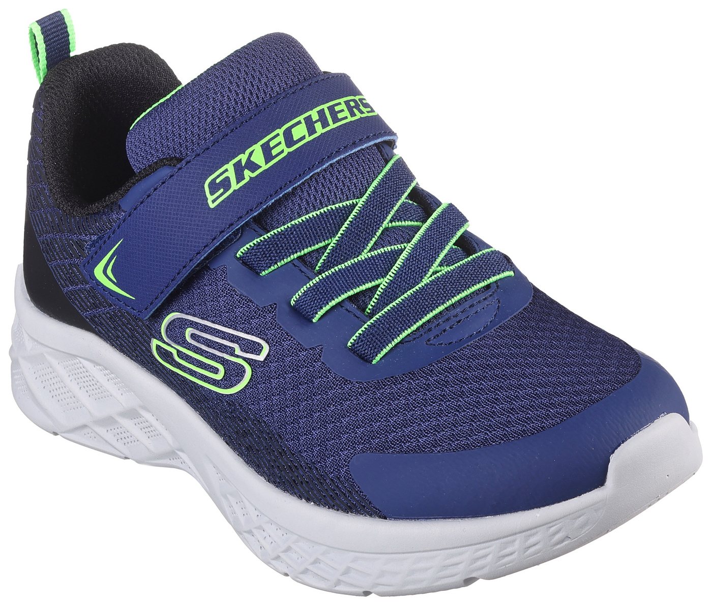 Skechers MICROSPEC II Sneaker, Freizeitschuh mit Klettverschluss, Größenschablone zum Download